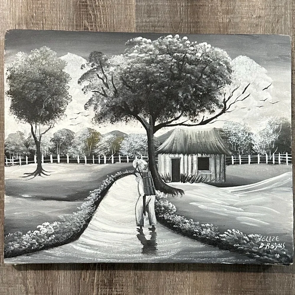 Nature Painting on Canvas from Belize